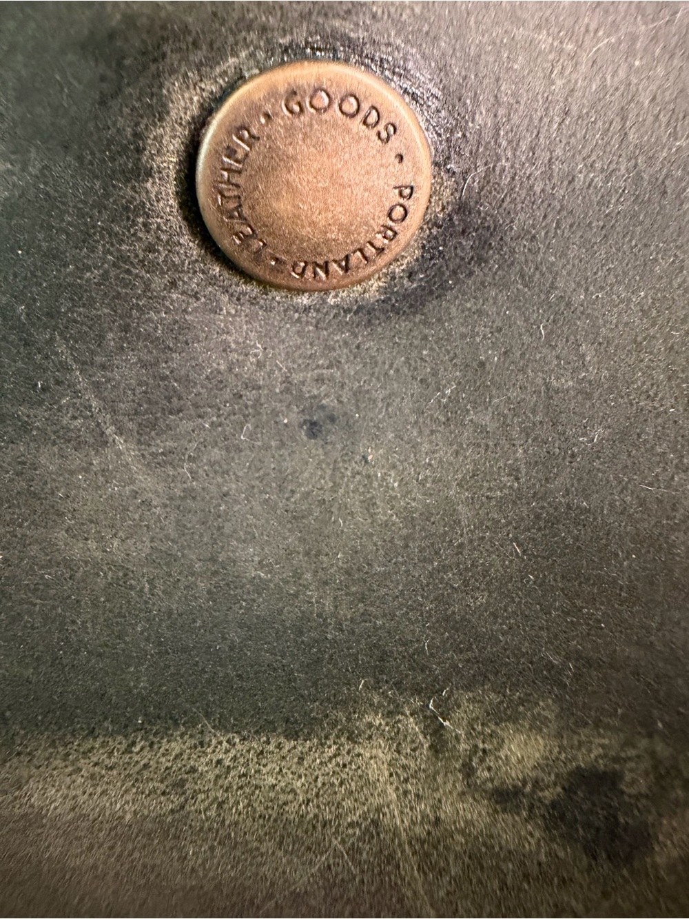 Portland Leather Goods green tote! - Picture 4 of 8